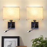 Nettlife komplet 2 LED stenskih svetilk za notranjo uporabo, spalnica, dnevna soba, posteljna svetilka s fleksibilno bralno roko E27, (22136455) Cene