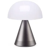 MINA L AUDIO prijenosna lampa s Bluetooth zvučnikom METALIK