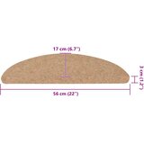  Prostirke za stepenice samoljepljive 30 kom bež 56x17x3 cm | Shoptok.si