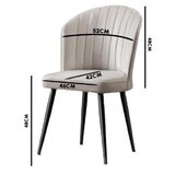 Hanah home Rubi Gr stolice, tamno sive | Eponuda.ba