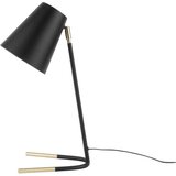 Leitmotiv črna namizna svetilka z zlatimi detajli Noble | Shoptok.si