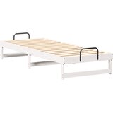  Krevetna konstrukcija Bijelo 90 x 210 cm Čvrsto borovo drvo | shoptok.hr
