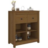  Komoda medeno rjava 70x35x80 cm trdna borovina, (20654551) | Shoptok.si