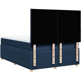  Krevet s oprugama i madracem plavi 160x200 cm od tkanine | shoptok.hr