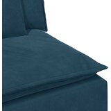  Modularni kauč s naslonom za ruke i jastucima plavi 100 cm | shoptok.hr