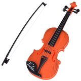  Plastična violina s gudalom, igračka za djecu, 42 cm, svjetlo smeđa Slike