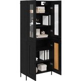  Kuhinjski ormarić Zidne Crni hrast 69 5 x 34 x 180 cm Konstruirano drvo | shoptok.hr