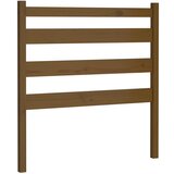 Maison Chic posteljno vzglavje - vzglavna omarica - nočna omarica medeno rjavo 96x4x100 cm trdna borovina, (21707321) | Shoptok.si
