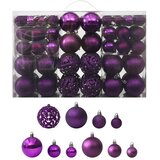 vidaXL Komplet novoletnih bučk 100 kosov vijolične barve | Shoptok.si