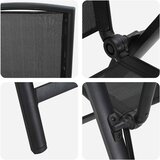  Ležaljke u vrtu 2 pcs Crna 58 x 71 x 112 cm Tekstilen | shoptok.hr