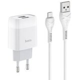 Hoco hišni polnilec C73 2,4A 2x USB vtič s polnilnim kablom Micro USB | Shoptok.si