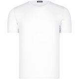Dewberry DOUBLE SET T8569 BICYCLE COLLAR MEN'S T-SHIRT-WHITE-ANTHRACITE | shoptok.hr