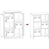 vidaXL Visoka omara antracit 68x39x103,5 cm jeklo | Shoptok.si