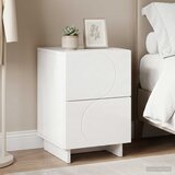  Noćni ormar Bijela 33,5 x 34,5 x 50 cm Konstruirano drvo | shoptok.hr