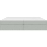  Krevet s madracem i skladištem Svijetlo siva 200 x 200 cm | shoptok.hr