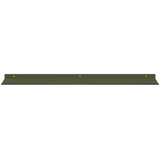 Lebdeća polica 2 pcs Maslinasto zelena 80 x 18 x 2,5 cm Čelik | shoptok.hr