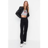 Trendyol Black Pocket Detailed High Waist 90's Wide Leg Jeans | shoptok.hr