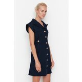 Trendyol Navy Blue Shirt Dress | shoptok.hr