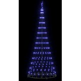  LED božićno drvce s 295 LED svjetlima Plava 250 cm Metal | shoptok.hr