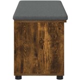  Haldna klop z blazino Enobarvno Dimljeni oreh 100 x 38 x 46 cm, (5000160708) Slike