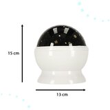  Projektor/noćno svijetlo 2U1 usb bijeli | shoptok.hr