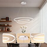  Brilagi-LED prigušiva luster na sajli TWISTER LED/105W/230V prečnik 100 cm bela + daljinski upravljač | Eponuda.com