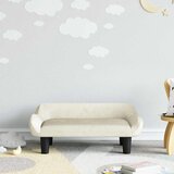  Dječja fotelja krem 70x40x24 cm baršunasta | Eponuda.com