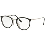 Ray-ban RX7140 5852 L (51) Črna/Kristalna Cene