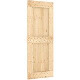  Klizna vrata s priborom za montažu 80 x 210 cm masivna borovina | shoptok.hr