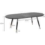 MID.YOU KLUBSKA MIZA, črna | Shoptok.si