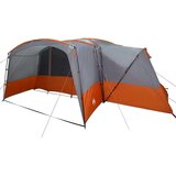  Obiteljski šator s krovom Siva i narančasta 760 x 645 x 230 cm | shoptok.hr