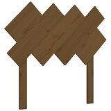Maison Chic posteljno vzglavje - vzglavna omarica - nočna omarica medeno rjavo 92x3x81 cm trdna borovina, (21707413) | Shoptok.si