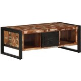 vidaXL Klubska mizica večbarvna 90x50x36 cm trden predelan les | Shoptok.si