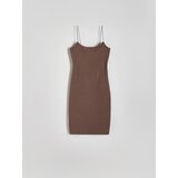 Reserved - Mini haljina - tamnosmeđe | shoptok.hr