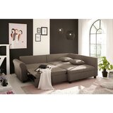 Livetastic KOTNA SEDEŽNA GARNITURA, tkanina rjava | Shoptok.si