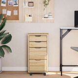 Kolica Mobilna omarica s pisalno mizo MOSS Jasen lak 34 x 39 x 65,5 cm, (5000155899) | Shoptok.si