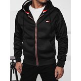 DStreet Bluza męska rozpinana z kapturem czarna | shoptok.hr