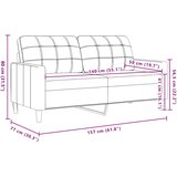  3-dijelni set sofa s jastucima crni baršunasti | shoptok.hr