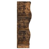  Kotna polica Dimljen hrast 34 x 33 x 102 cm Inženirski les, (5000307033) | Shoptok.si