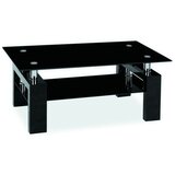  Stolić LISA II - staklo + MDF - crni | shoptok.hr