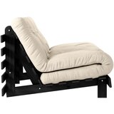 Karup Design Siva/bež lanena sklopiva sofa 140 cm Roots Black Night – | shoptok.hr