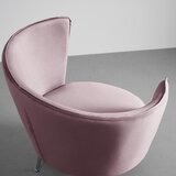 Bessagi Home naslanjač chesterfield cherie, roza, žamet | Shoptok.si