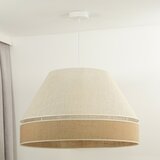 Duolla - Viseći luster na sajli YUTE AVIGNON 1xE27/15W/230V, prečnik 60 cm, siva/braon | Eponuda.com