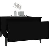  Bočni stolići 2 kom crni 50 x 46 x 35 cm od konstruiranog drva | shoptok.hr