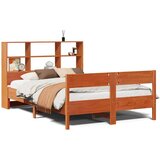 Krevet s regalom za knjige bez madraca 150x200 cm od borovine | shoptok.hr