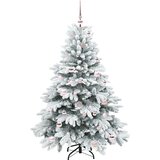  Umjetno božićno drvce s stalakom Bijelo 150 cm PE i PVC | shoptok.hr
