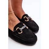 Boto Women's Suede Moccasins with Ornament Black Dionira | Shoptok.si