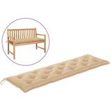vidaXL Blazina za vrtno klop bež 180x50x7 cm blago Cene