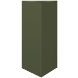 Maison Chic Vrtno korito - Greda - Cvetlični Lonec olivno zelena trikotnik 40x34,5x70 cm jeklo, (21790263) | Shoptok.si