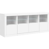 vidaXL Komoda s LED svjetlima bijela 163 x 37 x 67 cm | shoptok.hr